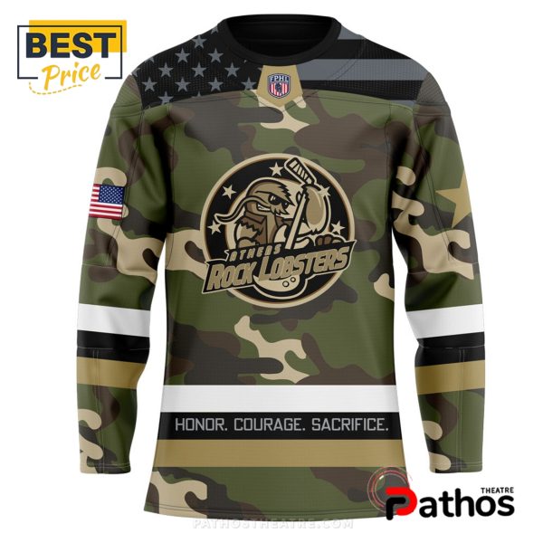 Athens Rock Lobsters Military Night 2025 Hockey Jersey