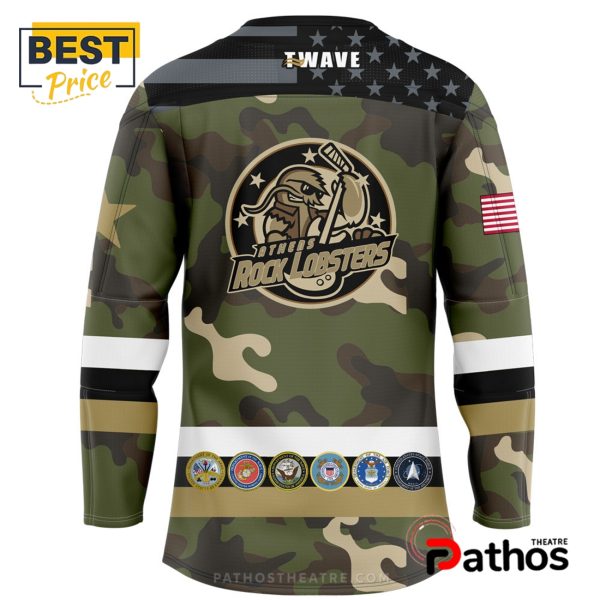 Athens Rock Lobsters Military Night 2025 Hockey Jersey