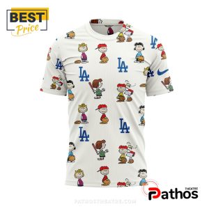 los angeles dodgers peanuts night anniversary hoodie 5 MWrDC