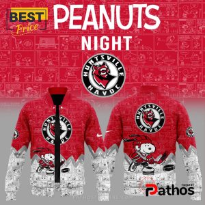2025 huntsville havoc peanuts night baseball jacket 1 OVD6V