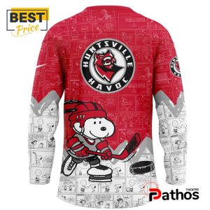 2025 huntsville havoc peanuts night hockey jersey 3 VjS4I