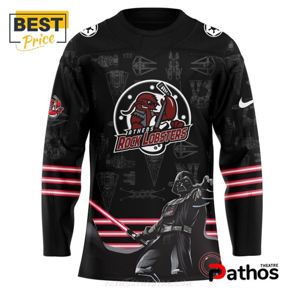 Custom Athens Rock Lobsters Star Wars Night Hockey Jersey