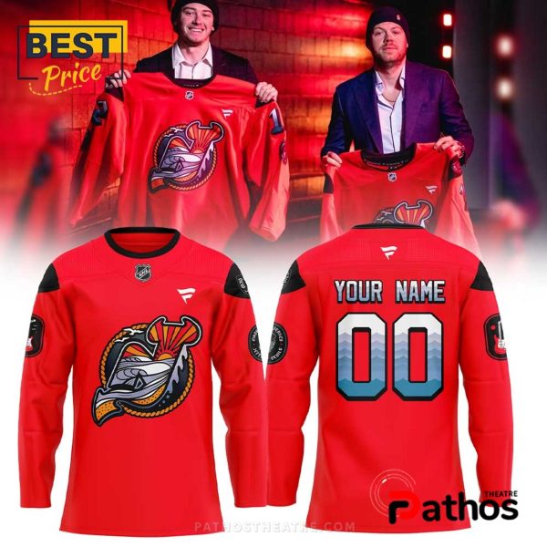 Custom New Jersey Devils Celebrating Jetty Surf Devils Hockey Jersey
