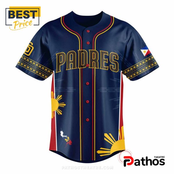 Custom San Diego Padres Filipino Heritage Baseball Jersey