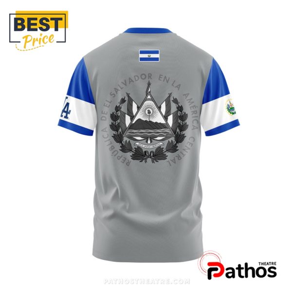 Dodgers Salvadoran Heritage Night Salvador Grey Hoodie