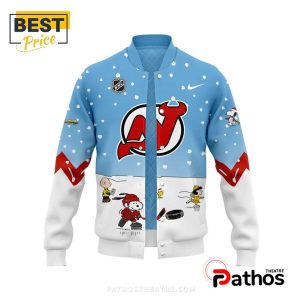 new jersey devils peanuts snoopy night baseball jacket 2 UtqVl