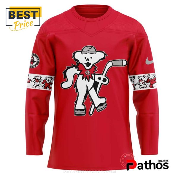 Huntsville Havoc Grateful Dead Night Red Hockey Jersey