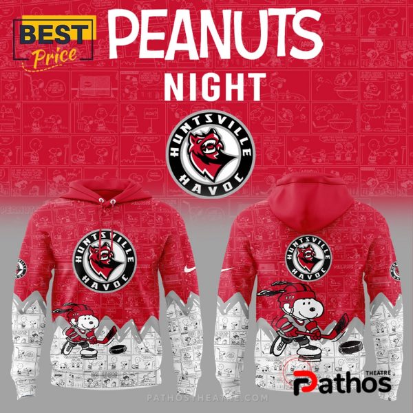 Huntsville Havoc Peanuts Night 2025 Hoodie And Jogger
