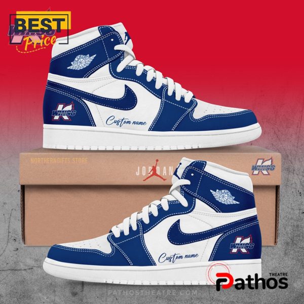 Kalamazoo Wings Custom Name Air Jordan 1 Hightop