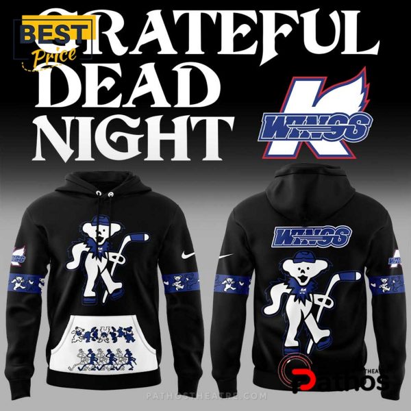 Kalamazoo Wings Grateful Dead Black Hoodie And Jogger