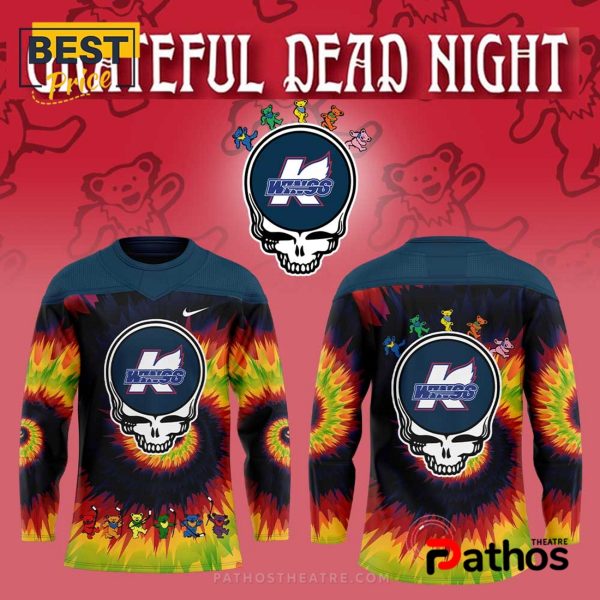 Kalamazoo Wings Grateful Dead Night Hockey Jersey