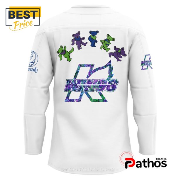 Kalamazoo Wings Grateful Dead Night White Hockey Jersey
