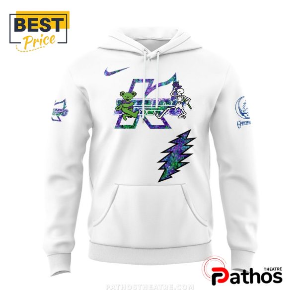 Kalamazoo Wings Grateful Dead Night White Hoodie And Jogger