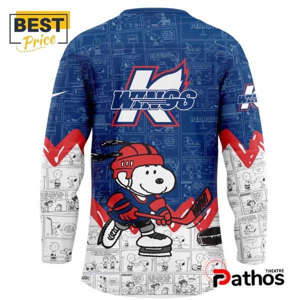 Kalamazoo Wings Peanuts Night 2025 Hockey Jersey
