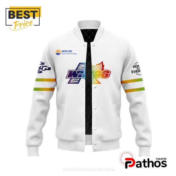 Kalamazoo Wings Tonight’s Rainbow Ice Baseball Jacket