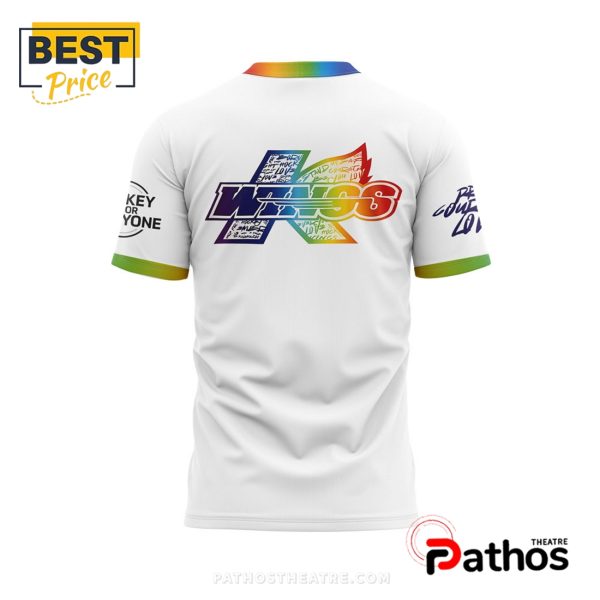 Kalamazoo Wings Tonight’s Rainbow Ice White Hoodie