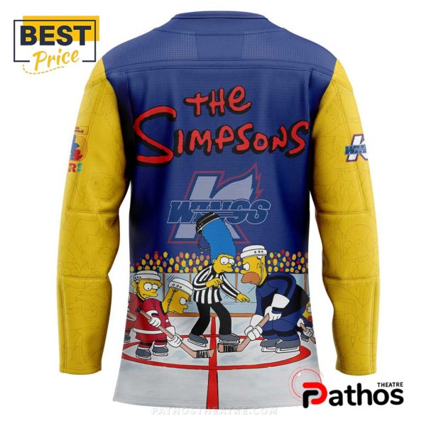 Kalamazoo Wings x 35th The Simpsons Hockey Jersey