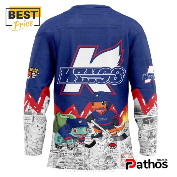 Kalamazoo Wings x Pokémon 2025 Hockey Jersey