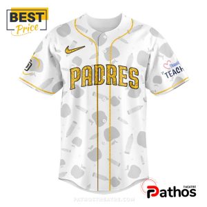 san diego padres teacher appreciation flat baseball jersey 2 YBAl2