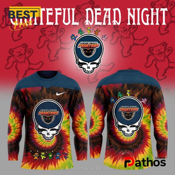 Lehigh Valley Phantoms 2025 Grateful Dead Night Hockey Jersey