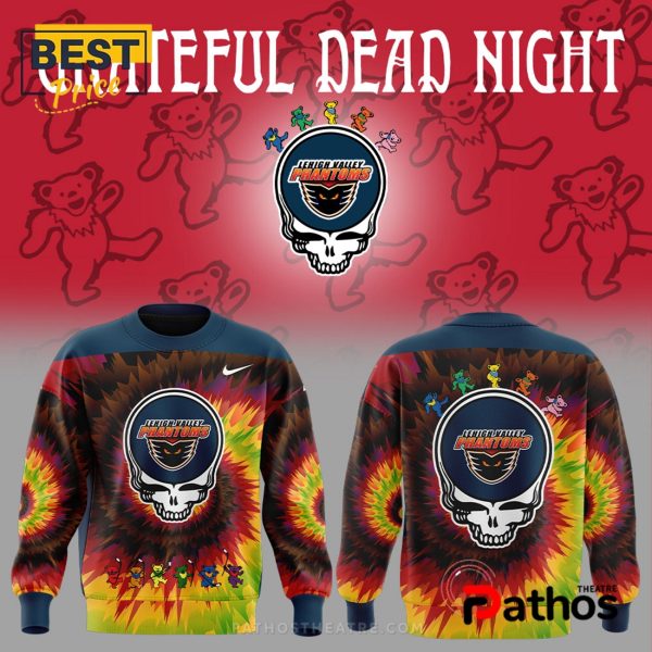 Lehigh Valley Phantoms 2025 Grateful Dead Night Hoodie