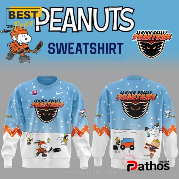 Lehigh Valley Phantoms Peanuts & Snoopy Blue Hoodie