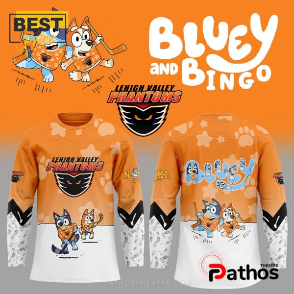 Lehigh Valley Phantoms x Bluey and Bingo Hockey Jersey