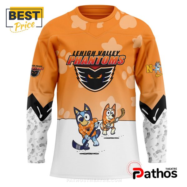 Lehigh Valley Phantoms x Bluey and Bingo Hockey Jersey
