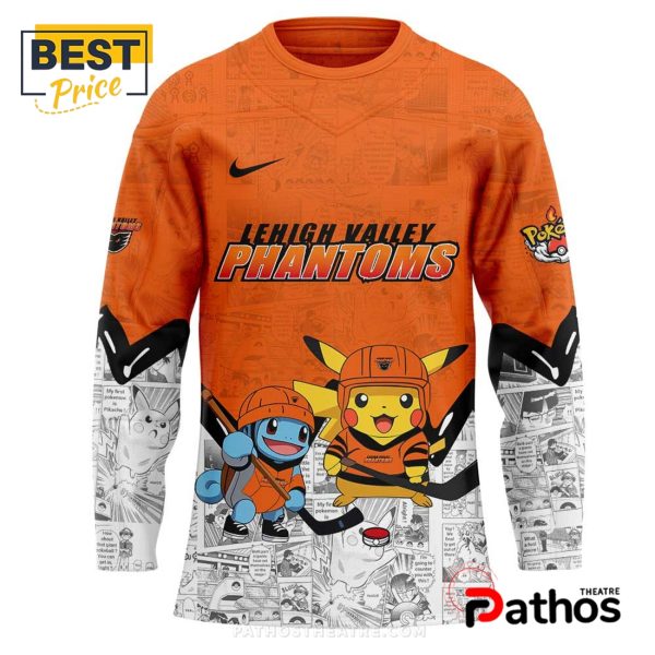 Lehigh Valley Phantoms x Pokémon 2025 Hockey Jersey