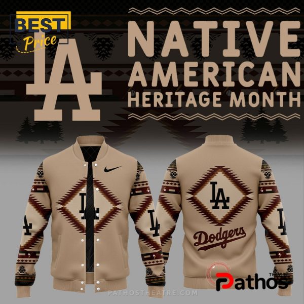 Los Angeles Dodgers Native American Heritage 2025 Baseball Jacket