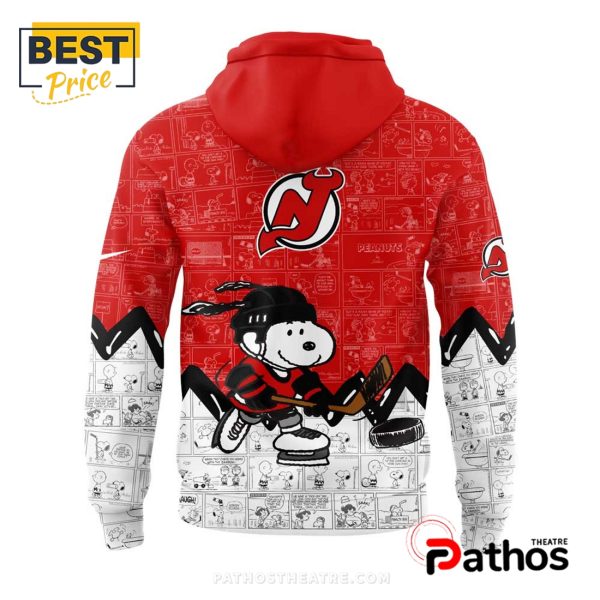 New Jersey Devils 2025 Peanuts Night Hoodie And Jogger