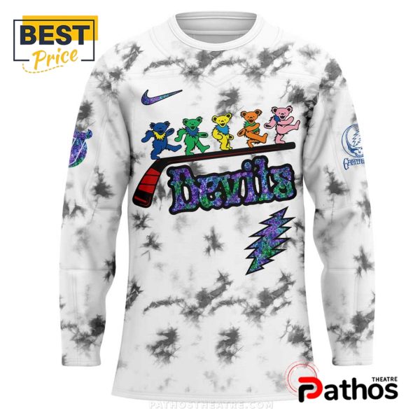New Jersey Devils Grateful Dead Night 2025 Hockey Jersey