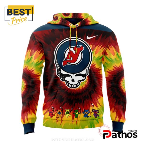 New Jersey Devils Grateful Dead Night Hoodie And Jogger