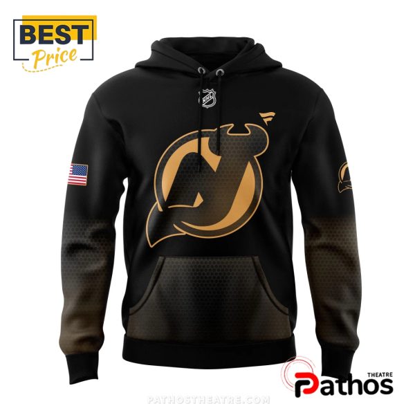 New Jersey Devils Military Threads Black Hoodie And Jogger