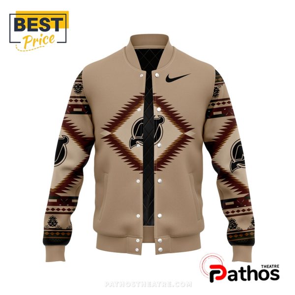 New Jersey Devils Native American Heritage Baseball Jacket