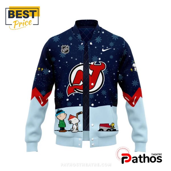 New Jersey Devils Peanuts & Snoopy 2025 Baseball Jacket