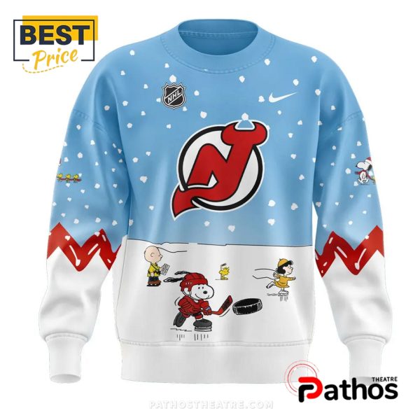 New Jersey Devils Peanuts & Snoopy Night Hoodie