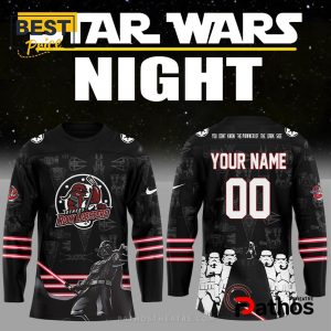 Custom Athens Rock Lobsters Star Wars Night Hockey Jersey