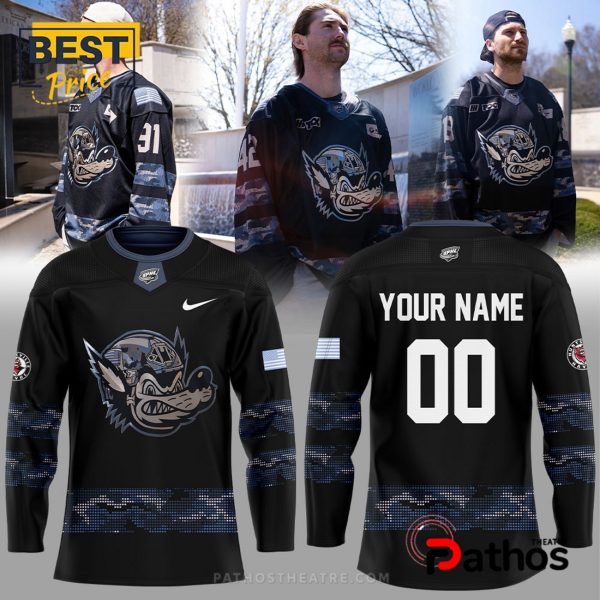 Personalized Huntsville Havoc Military Night Hockey Jersey