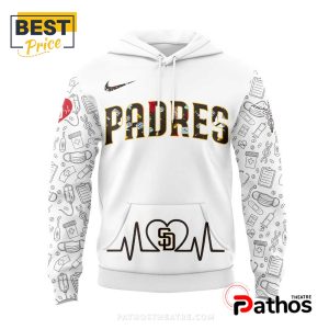 san diego padres nurses appreciation white hoodie and jogger 2 Twjza