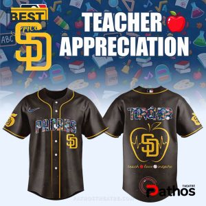 San Diego Padres Teacher Appreciation 2025 Baseball Jersey