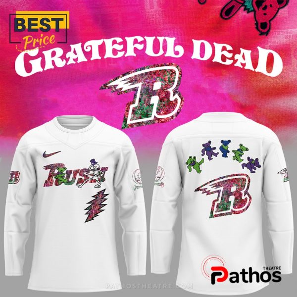 Rapid City Rush Grateful Dead Night 2025 Hockey Jersey