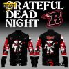 Rapid City Rush Grateful Dead Night Black Baseball Jacket