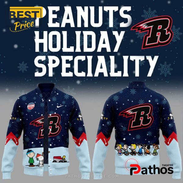 Rapid City Rush Peanuts & Snoopy Night Baseball Jacket
