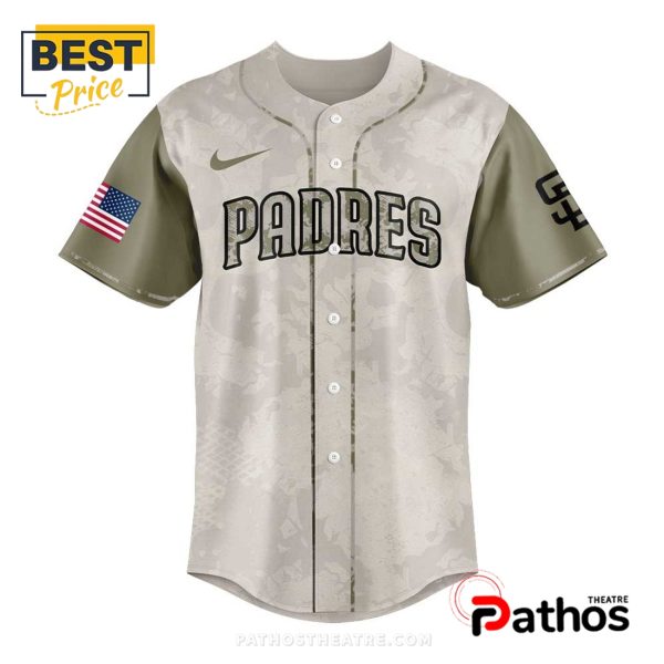 San Diego Padres Armed Forces Day 2025 Baseball Jersey