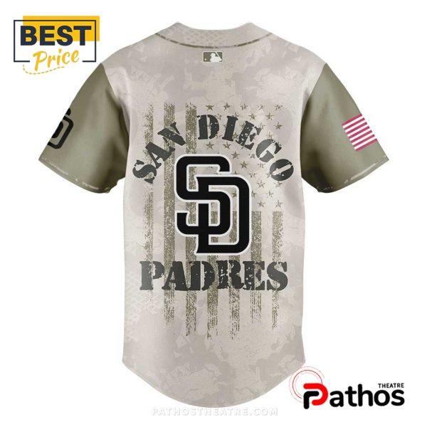 San Diego Padres Armed Forces Day 2025 Baseball Jersey