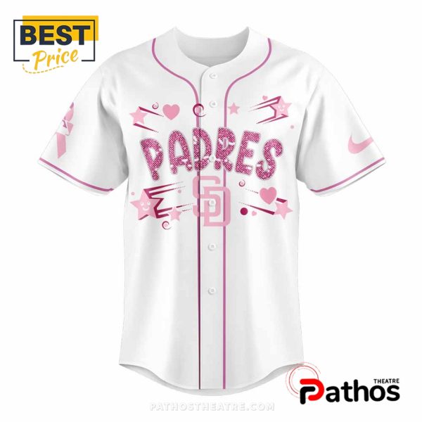 San Diego Padres Cancer Awareness Month Baseball Jersey