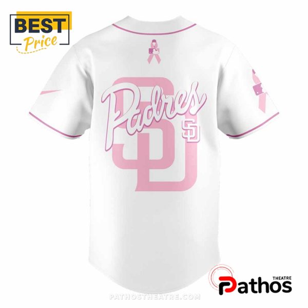 San Diego Padres Cancer Awareness Month Baseball Jersey