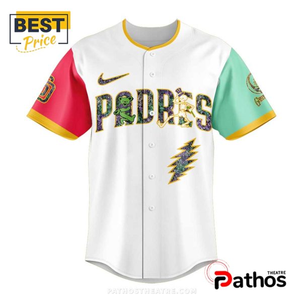 San Diego Padres Grateful Dead Night City Connect Baseball Jersey