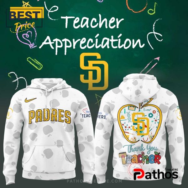 San Diego Padres Happy Teacher Day Hoodie And Jogger